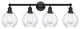 Innovations 616-4W-BK-G362 Waverly 4 Light 33" Bath Vanity Light, Matte Black