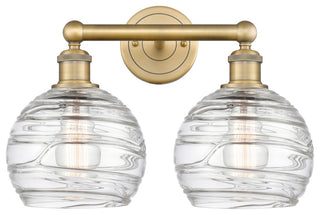 Athens Deco Swirl 2 17" Bath Vanity-Light Brushed Brass