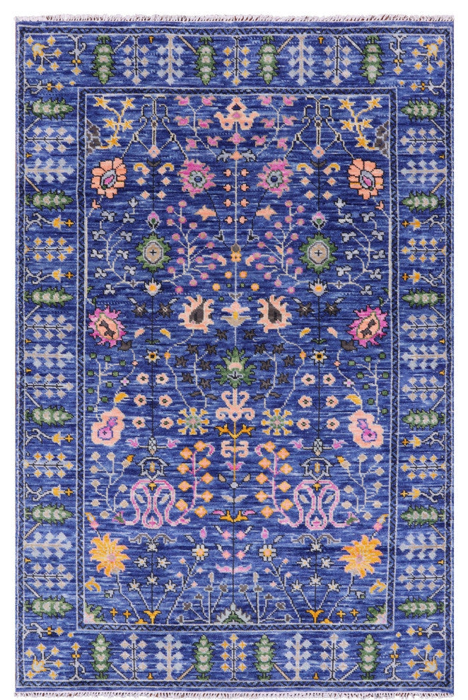 5' 0" X 8' 0" Turkish Oushak Handmade Wool Rug - Q15878