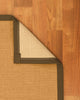 Natural Area Rugs Davlin Custom Sisal Rug, 12' x 15', Malt Border