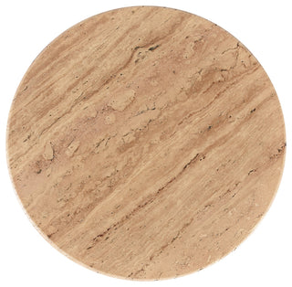 Genoa Marble End / Side Table, Beige