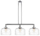 INNOVATIONS 213-PC-G713-L 3-Light Island Light Polished Chrome