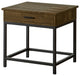 Byers 1-drawer Square Engineered Wood End Table Brown Oak