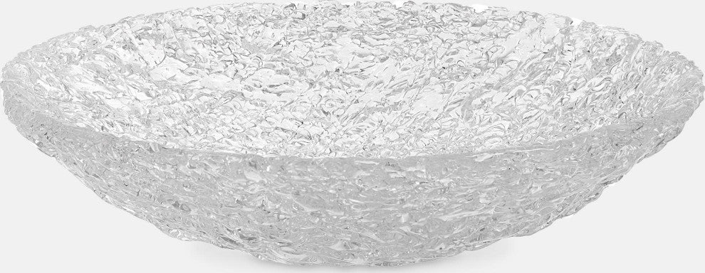 Uttermost 18208 Glint 19-1/2"W Glass Decorative Bowl - Clear