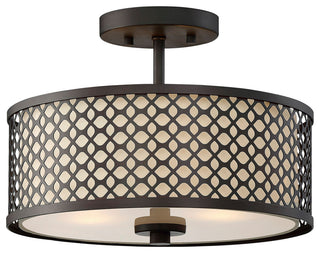 2-Light Ceiling Light, Oil Rubbed Bronze