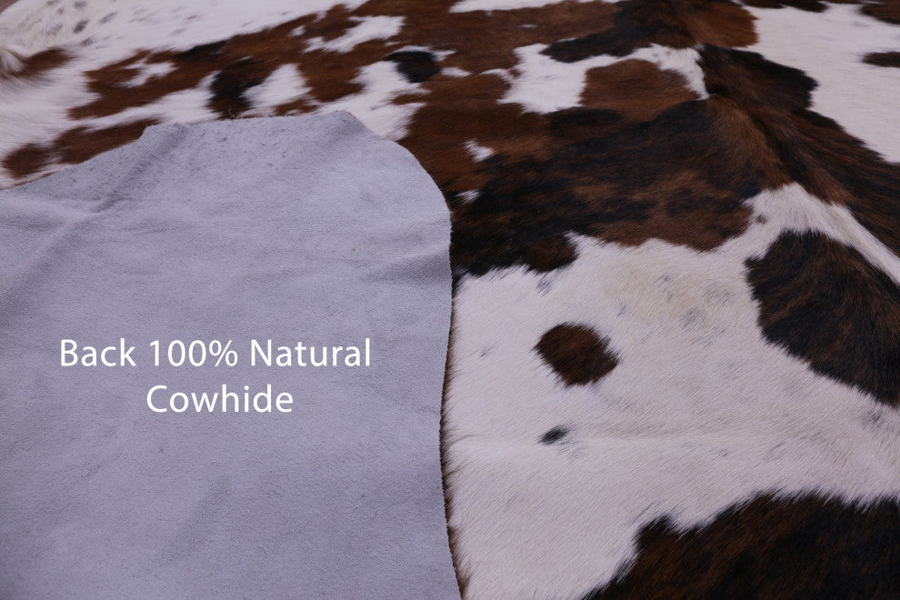 Natural Cowhide Rug 7' 1" X 6' 7" C1998