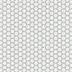 Hudson Hex Porcelain Mosaic Tile Sample