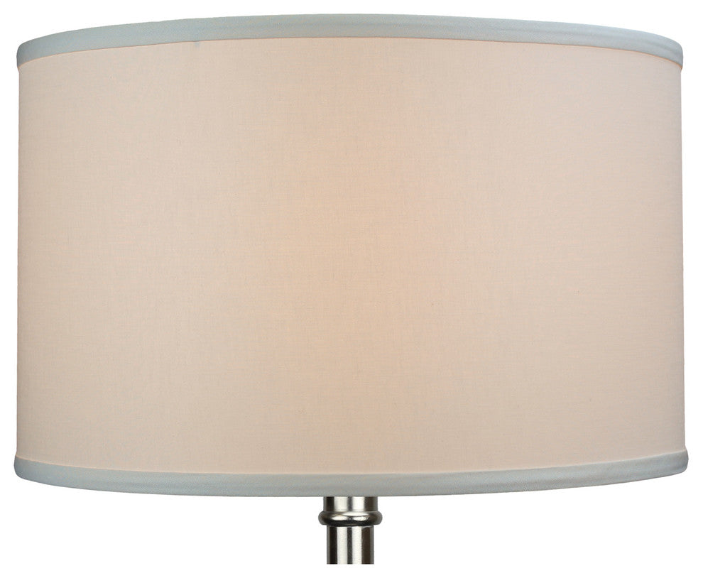 Fenchel Shades, 16"x16"x10" Spider Attachment Drum Lamp Shade, Linen