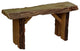 Live Edge Locust Wildwood Bench, Mushroom Stain, 3 Foot