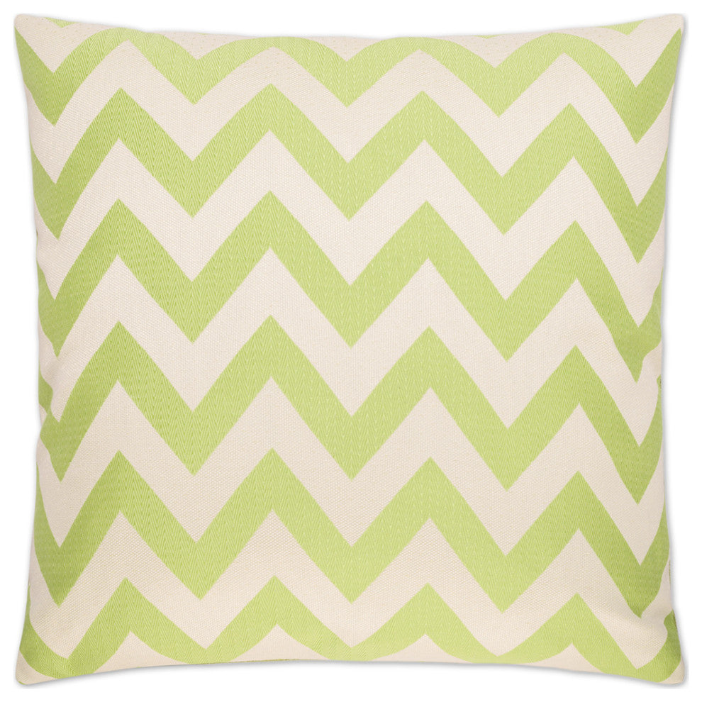 Chevron Chic Pillow - Green