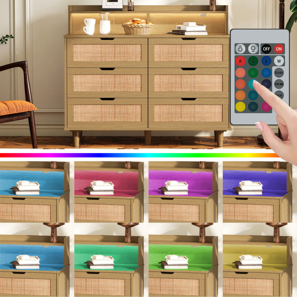 Gewnee Rattan Storage Cabinet