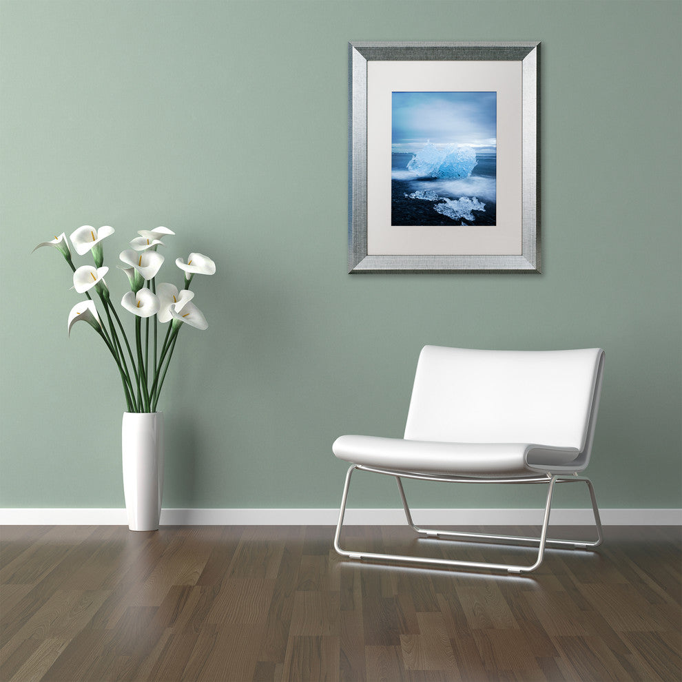 Philippe Sainte-Laudy ''Ice Jewelry'' Matted Framed Art