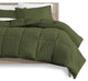Bare Home 5-Piece Twin Bed-in-a-Bag, Green, White