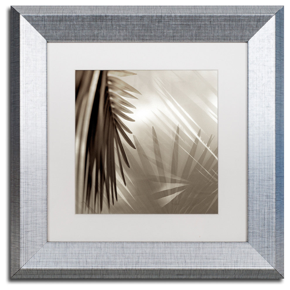 Alan Blaustein 'Florison 55' Art, Silver Frame, White Mat, 11x11