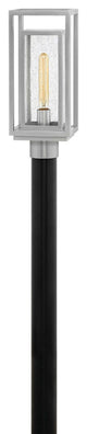 Hinkley Republic Medium Post Top Or Pier Mount Lantern, Satin Nickel