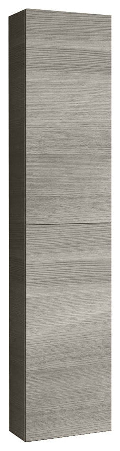 Royo Vida Collection 12" Column Style Cabinet, Sandy Gray