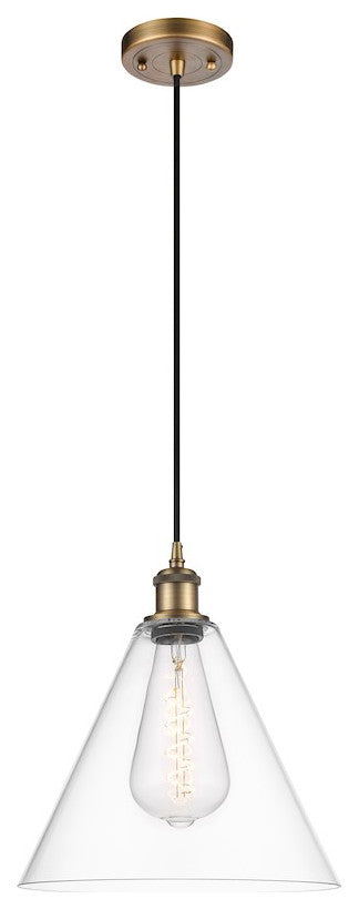 Innovations Lighting 516-1P-BB-GBC-122 1 Light 12" Mini Pendant