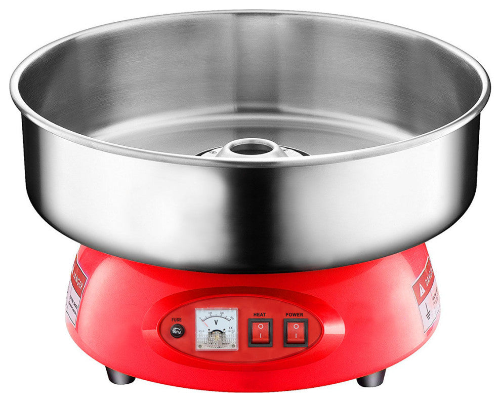 Compact Commercial Cotton Candy Machine, Red