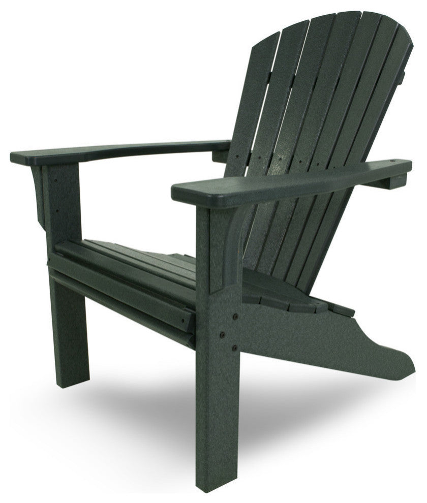 Polywood Seashell Adirondack, Green