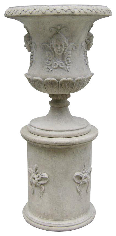 Set of Flora Urn And Plinth