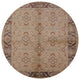 Ahgly Company Indoor Round Mid-Century Modern Area Rugs, 4' Round