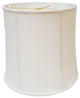 Royal Designs Basic Drum Lampshade, White, 15x16x16