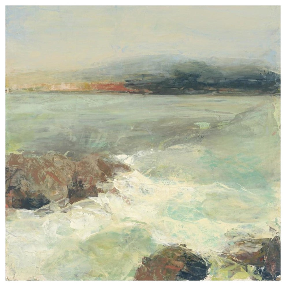 "Point Lobos Crop" Digital Paper Print by Julia Purinton, 38"x38"