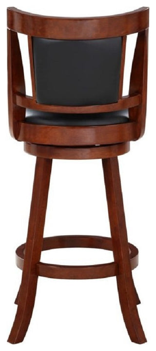Avianna Swivel Stool, Cherry, Bar Height
