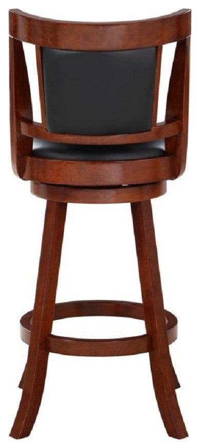 Avianna Swivel Stool, Cherry, Bar Height
