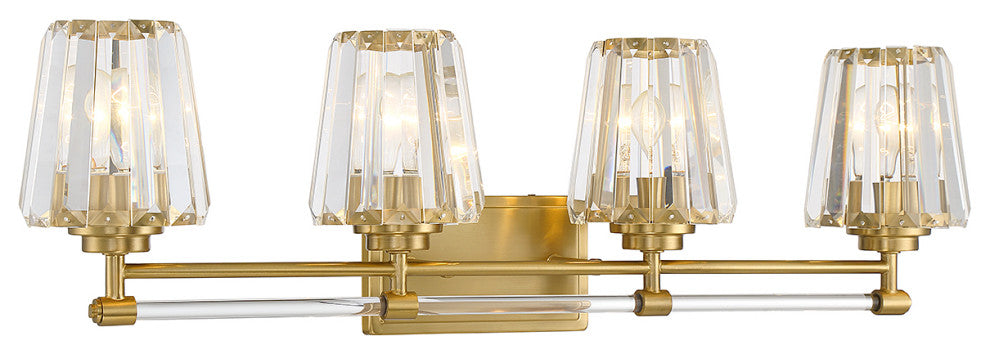 Savoy House - 8-6001-4-322 - Four Light Bathroom Vanity from the Garnet