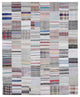 Rug N Carpet - Handmade Oriental 8' 2'' x 10' Contemporary Patchwork Kilim Rug
