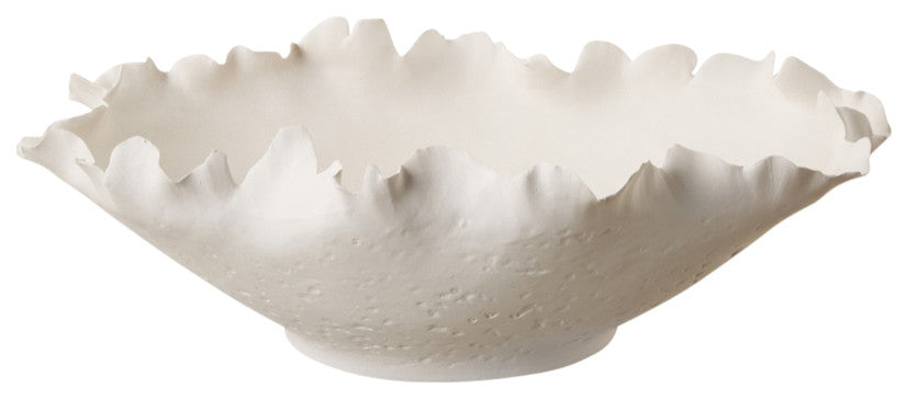 Uttermost - 18154 - Bowl - Blossom - Matte Off-white