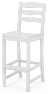 Polywood La Casa Cafe Bar Side Chair, White