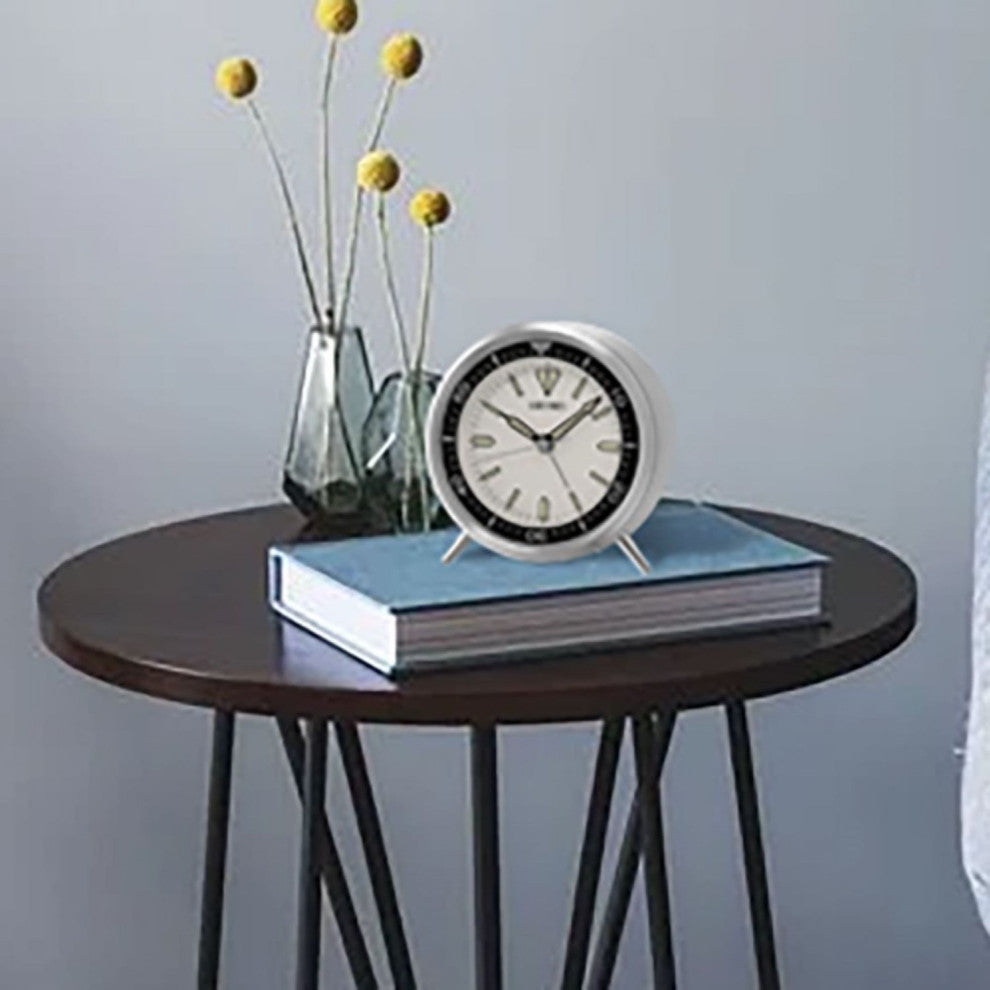 Seiko Mai T Clock, White
