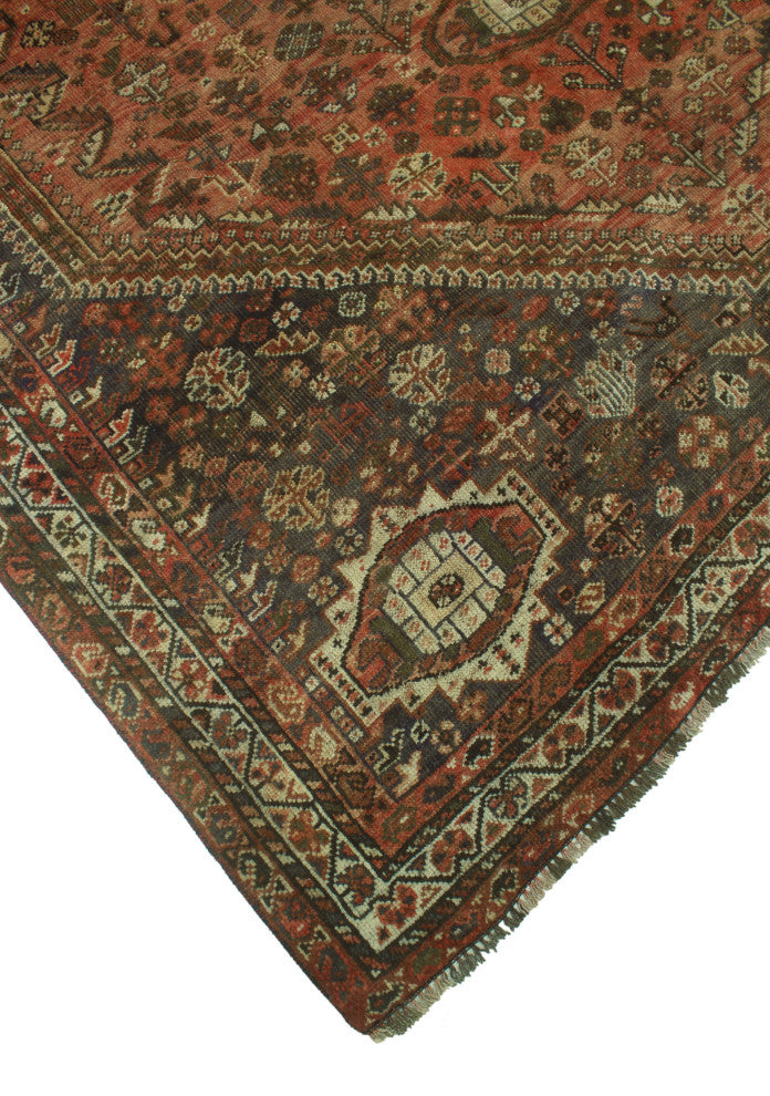 Semi-Antique Kempe Rust Rug