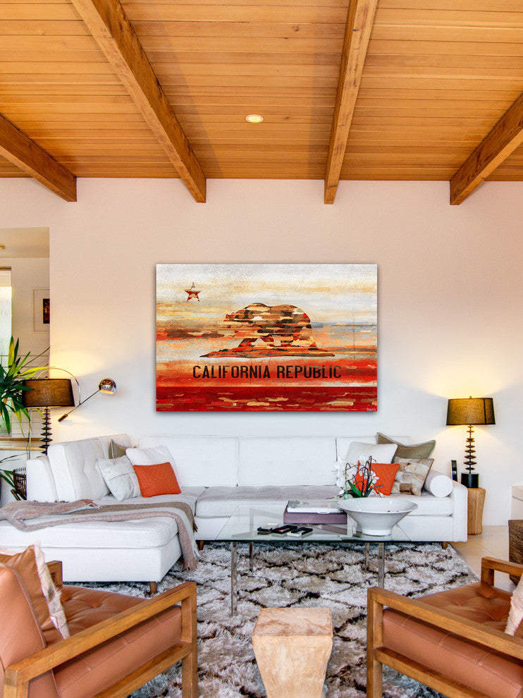 "Cali" Print on Canvas, 45"x30"