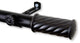Grip Curtain Rod, Black, 28-48"