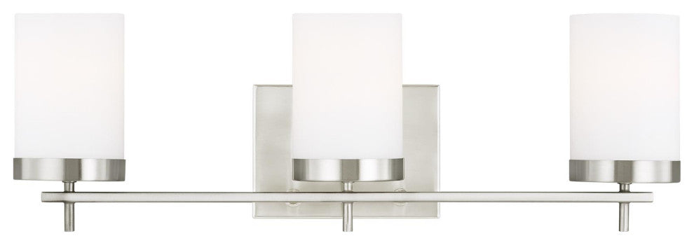 Zire 3-Light Bath, Brushed Nickel