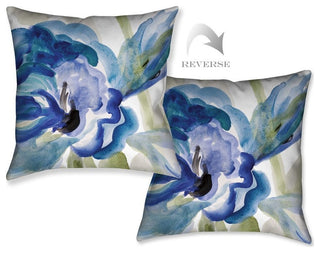 Laural Home Delicate Blue 18" X 18" Indoor Decorative Pillow