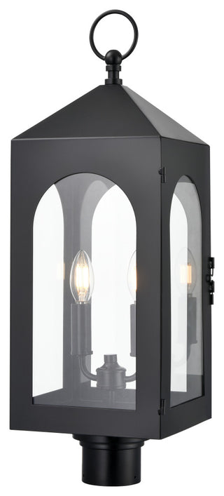 2 Light 8.75 in. Powder Coated Black Outdoor