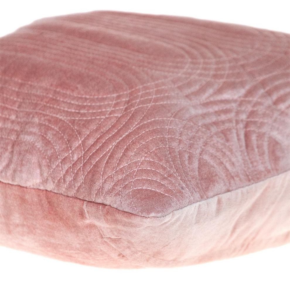 Parkland Collection Iphis Pink Throw Pillow, Square