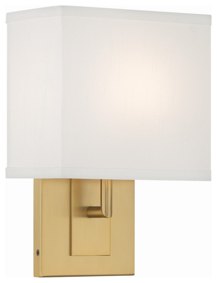 Brent 1-Light Wall Sconce, Vibrant Gold