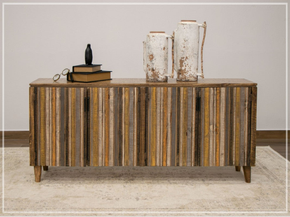 Preorder Giza rustic Modern Sideboard / Console Table, Yellow