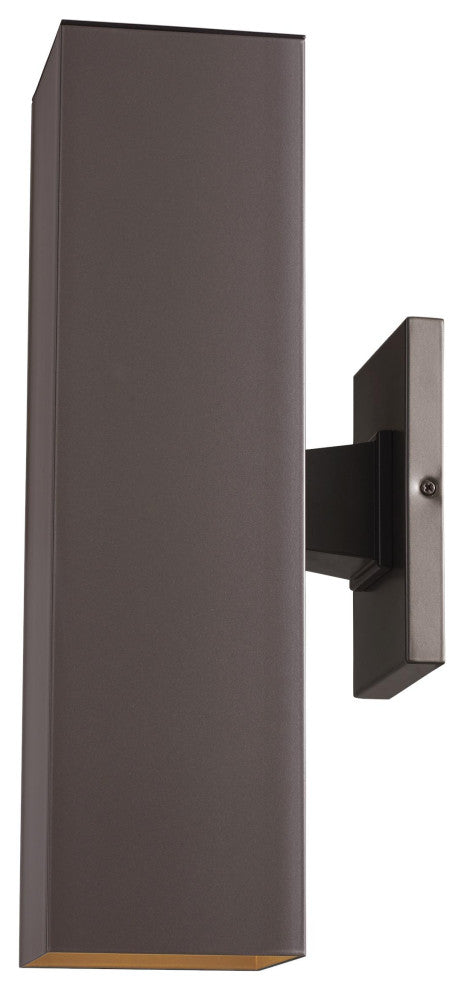 Pohl Large 2-Light Outdoor Wall Lantern, Bronze