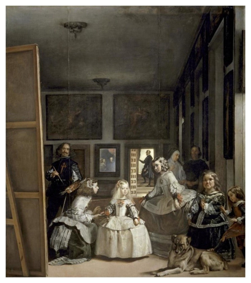 "The Family of Philip IV (Las Meninas)" Paper Print by Diego Velazquez, 16"x18"