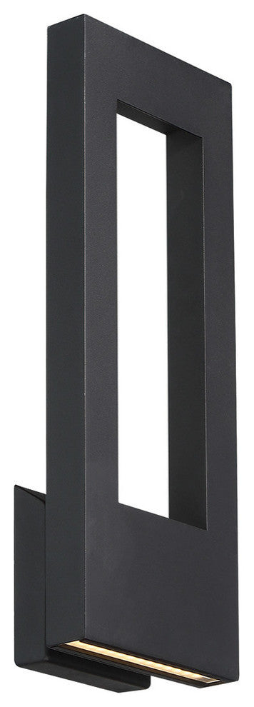 Twilight 21" LED Outdoor Wall-Light 3000K, Black