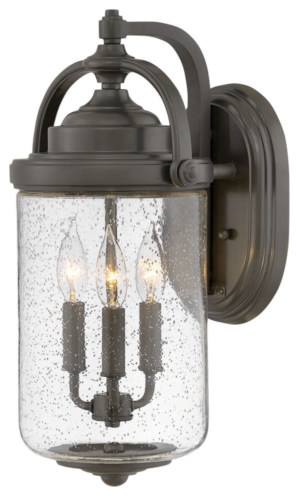 Hinkley Lighting 2755 Willoughby 3 Light 19" Tall Outdoor Coastal - Oil Rubbed
