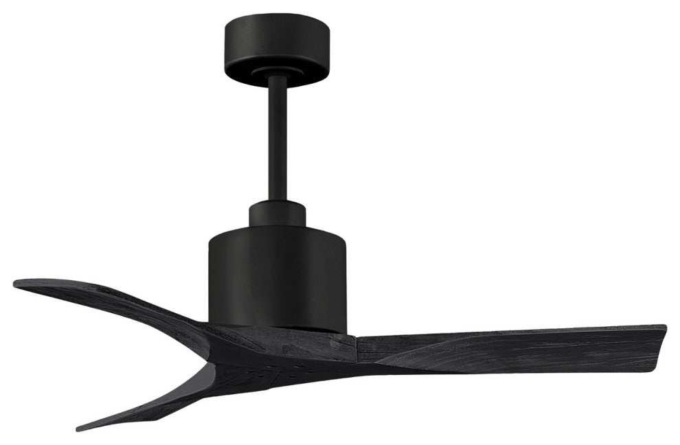 Matthews Fan, Nan Ceiling Fan, Matte Black, 42", Matte Black