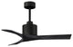 Matthews Fan, Nan Ceiling Fan, Matte Black, 42", Matte Black