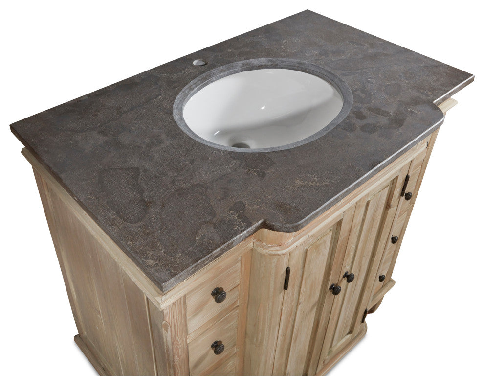 38" Reclaimed Pine Single Bath Vanity